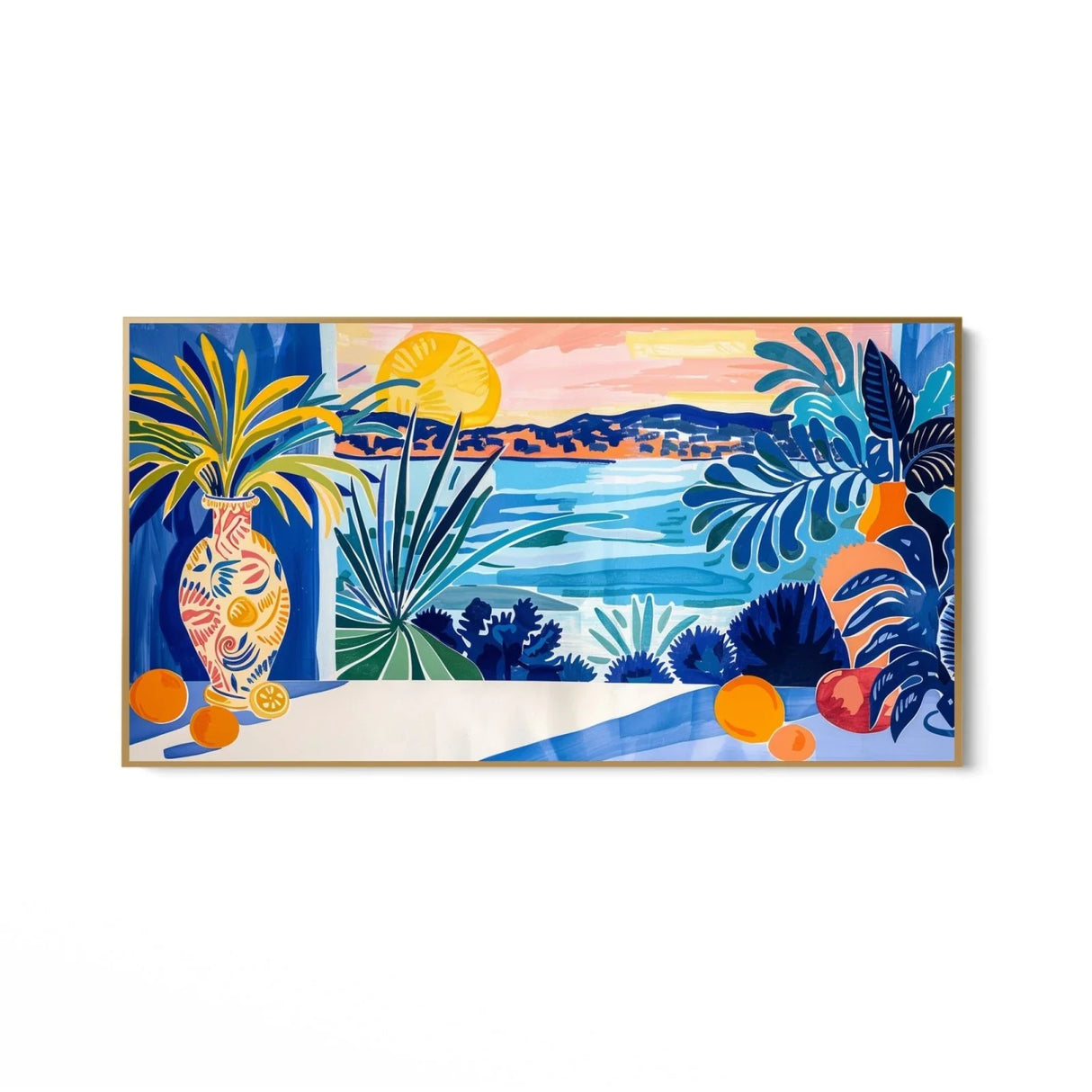 Quadro Stampa su Tela Tropicale Ibiza, Spagna - CupidoDesign