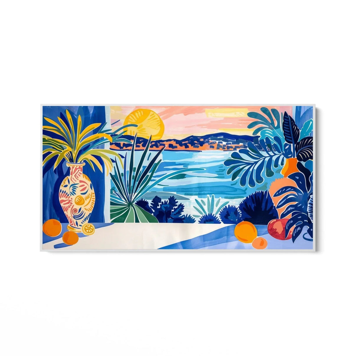 Quadro Stampa su Tela Tropicale Ibiza, Spagna - CupidoDesign