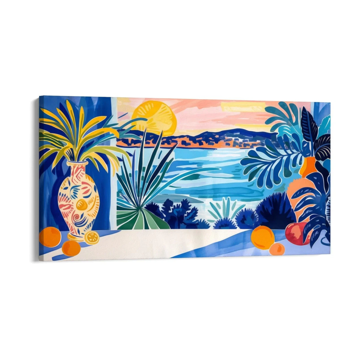 Quadro Stampa su Tela Tropicale Ibiza, Spagna - CupidoDesign