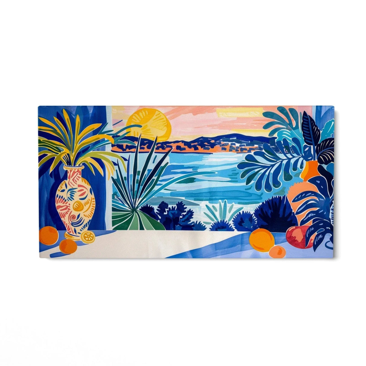 Quadro Stampa su Tela Tropicale Ibiza, Spagna - CupidoDesign