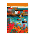 Quadro Stampa su Tela I colori della città - CupidoDesign