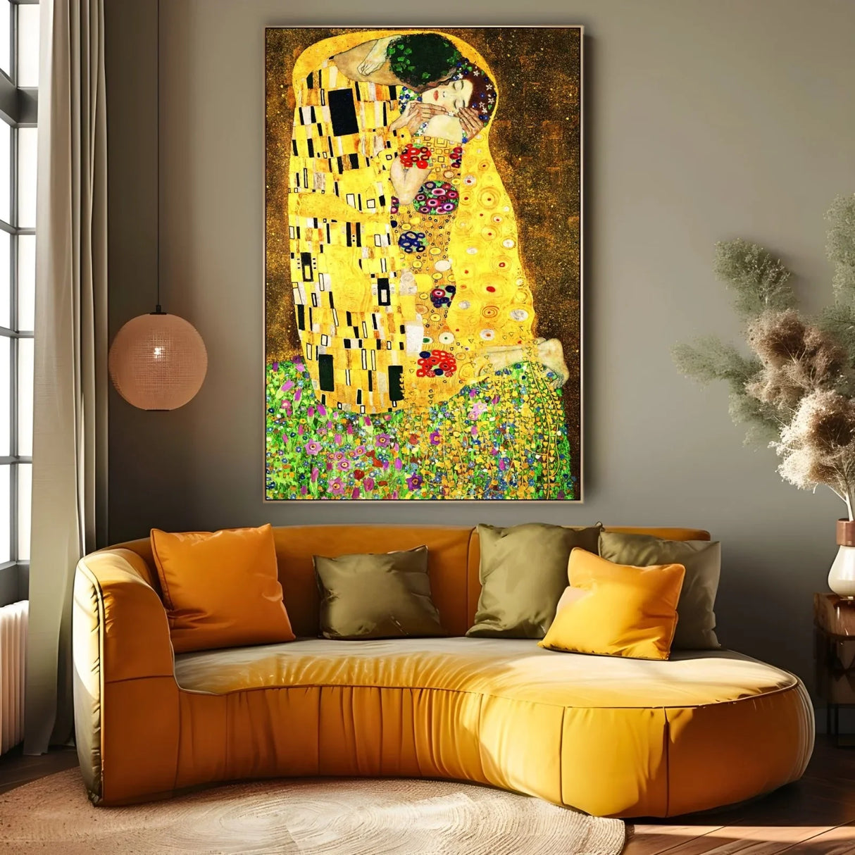 Quadro Stampa su Tela Il Bacio di Klimt - CupidoDesign