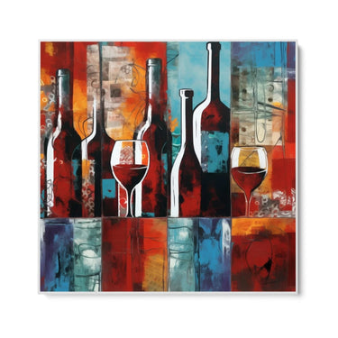 Quadro Stampa su Tela Il banco dei vini - CupidoDesign