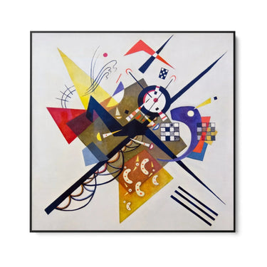 Quadro Stampa su Tela Il bianco, Wassily Kandinsky - CupidoDesign