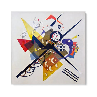 Quadro Stampa su Tela Il bianco, Wassily Kandinsky - CupidoDesign