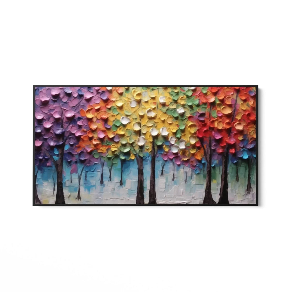 Quadro Stampa su Tela Il bosco colorato - CupidoDesign