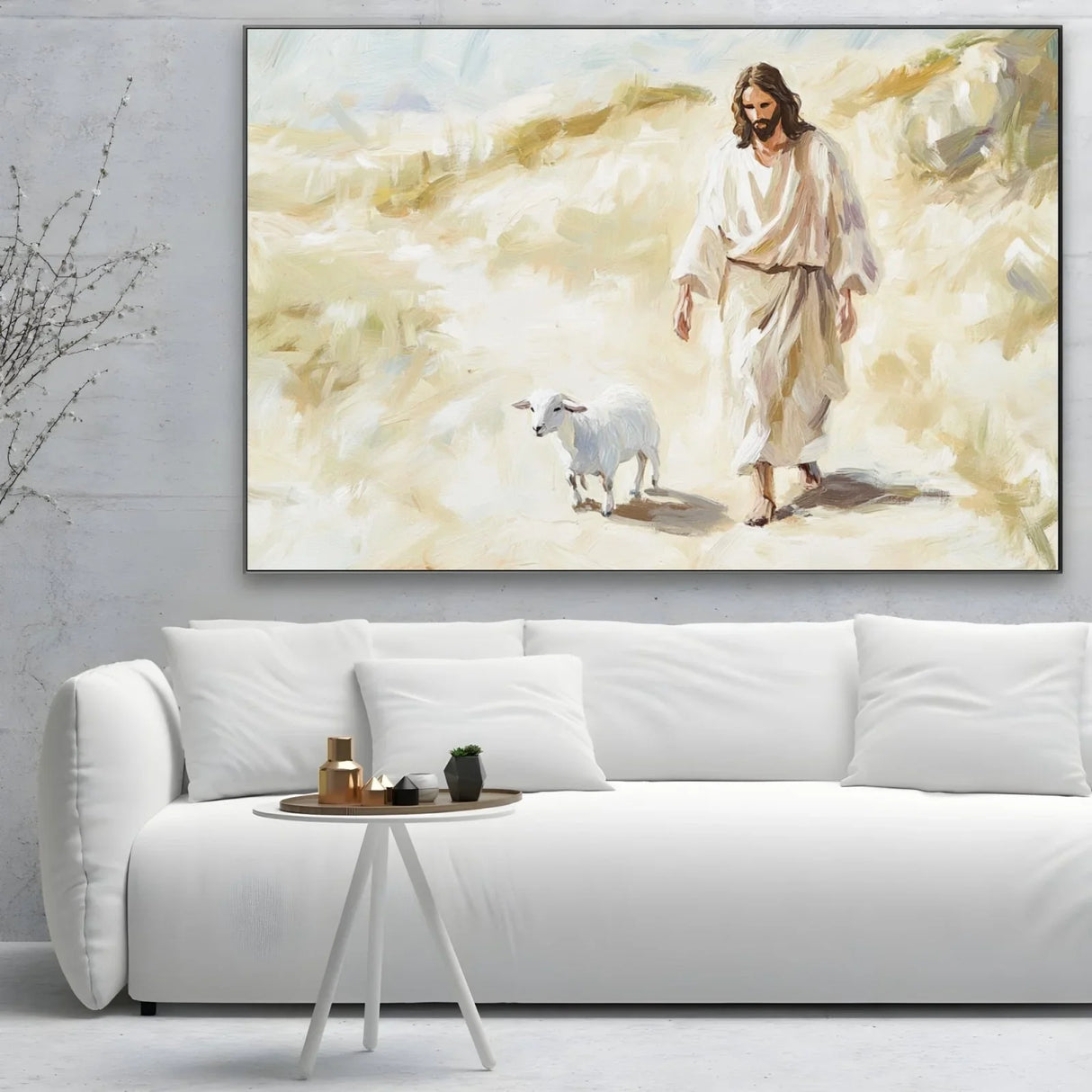 Quadro Stampa su Tela Il cammino della salvezza - CupidoDesign