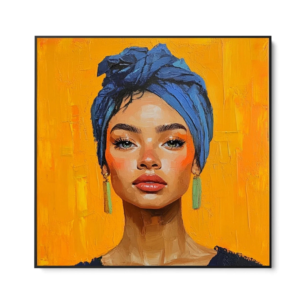 Quadro Stampa su Tela Il canto degli occhi - CupidoDesign