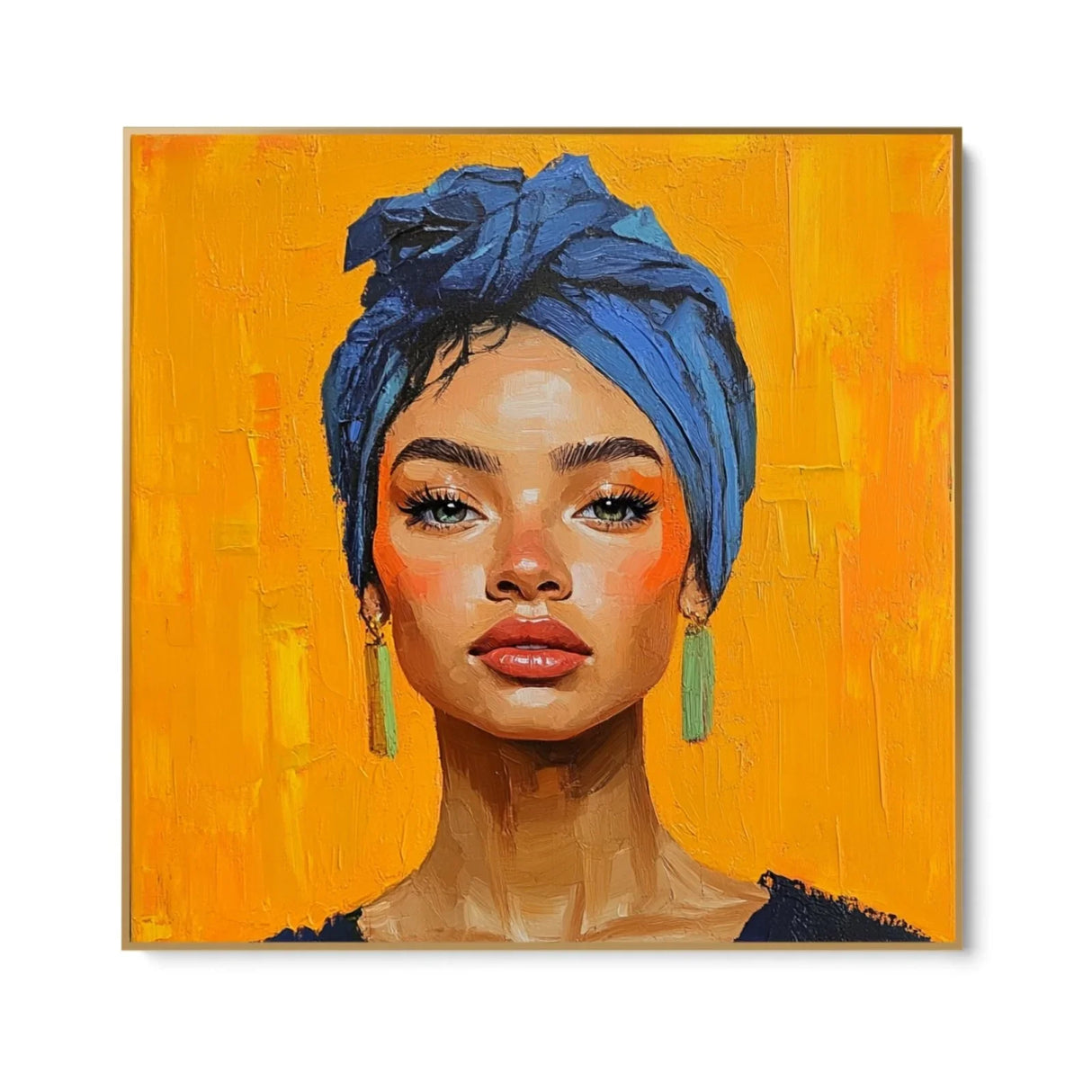 Quadro Stampa su Tela Il canto degli occhi - CupidoDesign