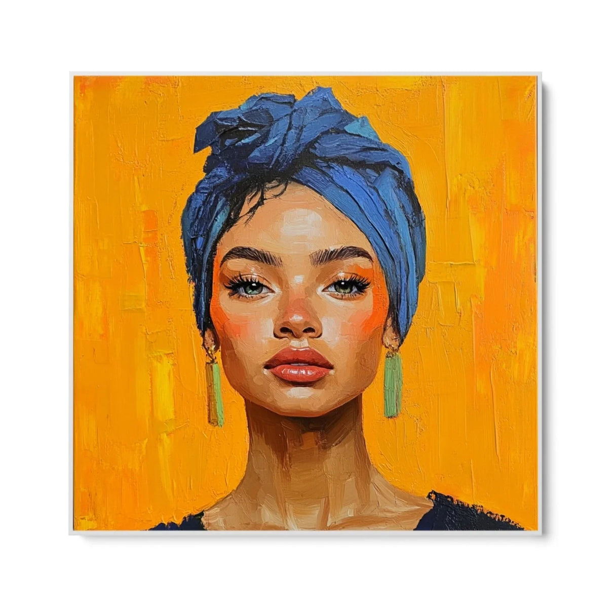 Quadro Stampa su Tela Il canto degli occhi - CupidoDesign