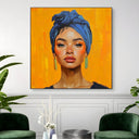 Quadro Stampa su Tela Il canto degli occhi - CupidoDesign