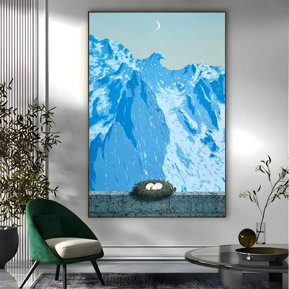 Quadro Stampa su Tela Il dominio di Arnheim, René Magritte - CupidoDesign