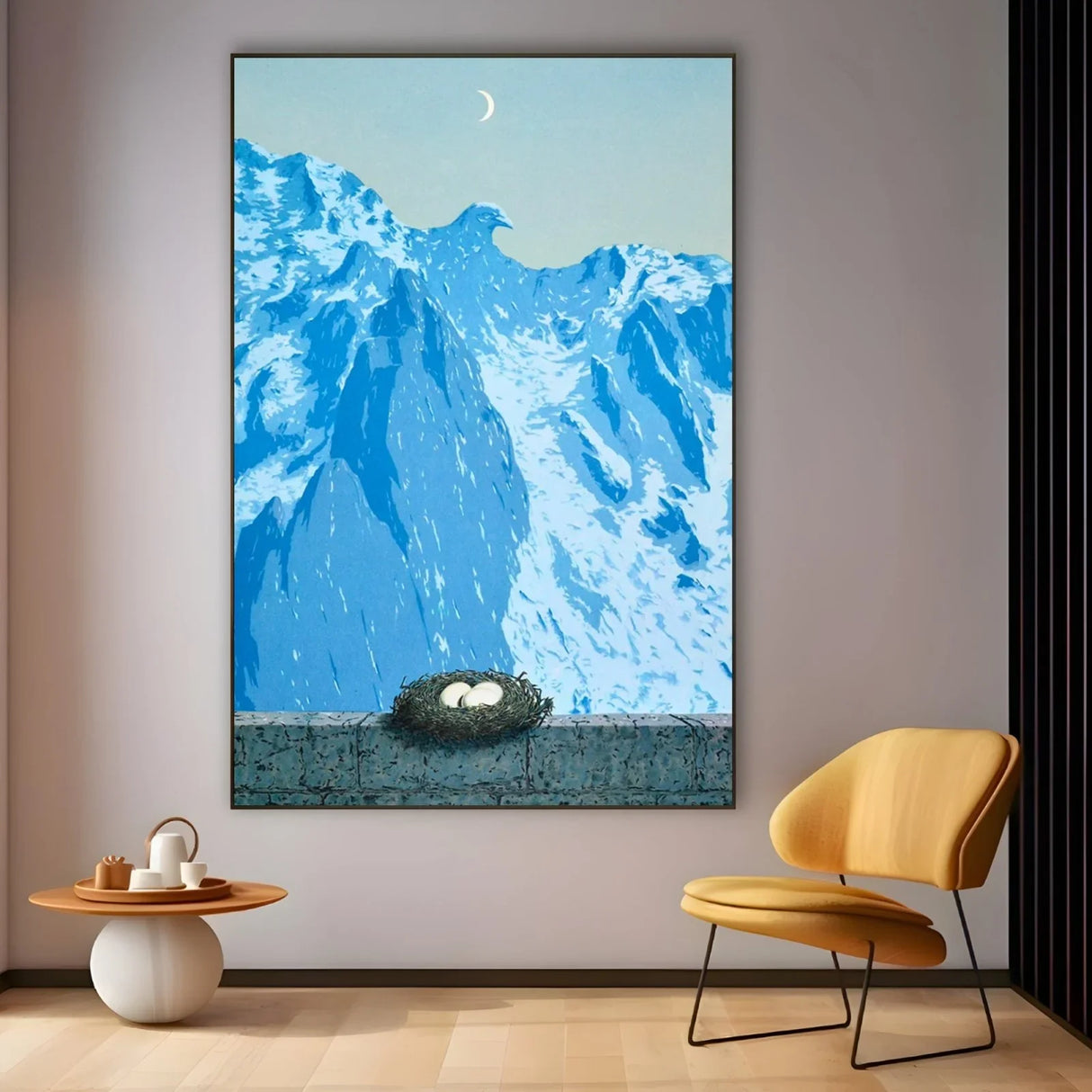 Quadro Stampa su Tela Il dominio di Arnheim, René Magritte - CupidoDesign