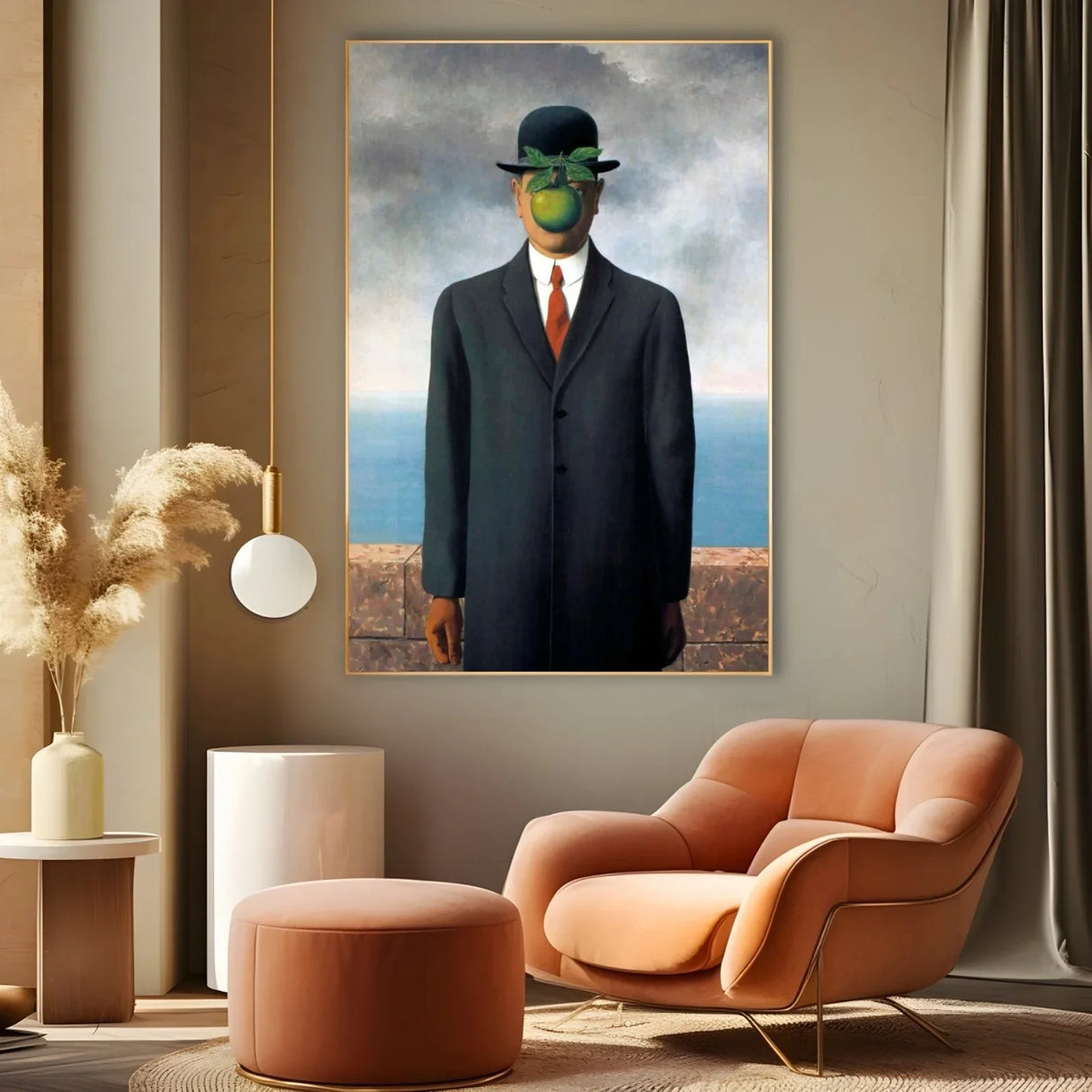 Quadro Stampa su Tela Il Figlio dell'uomo, Rene Magritte - CupidoDesign