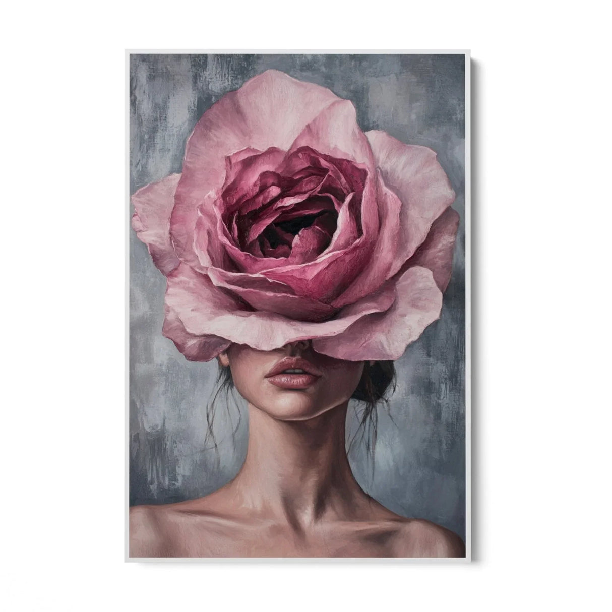 Quadro Stampa su Tela Il fiore nella notte - CupidoDesign