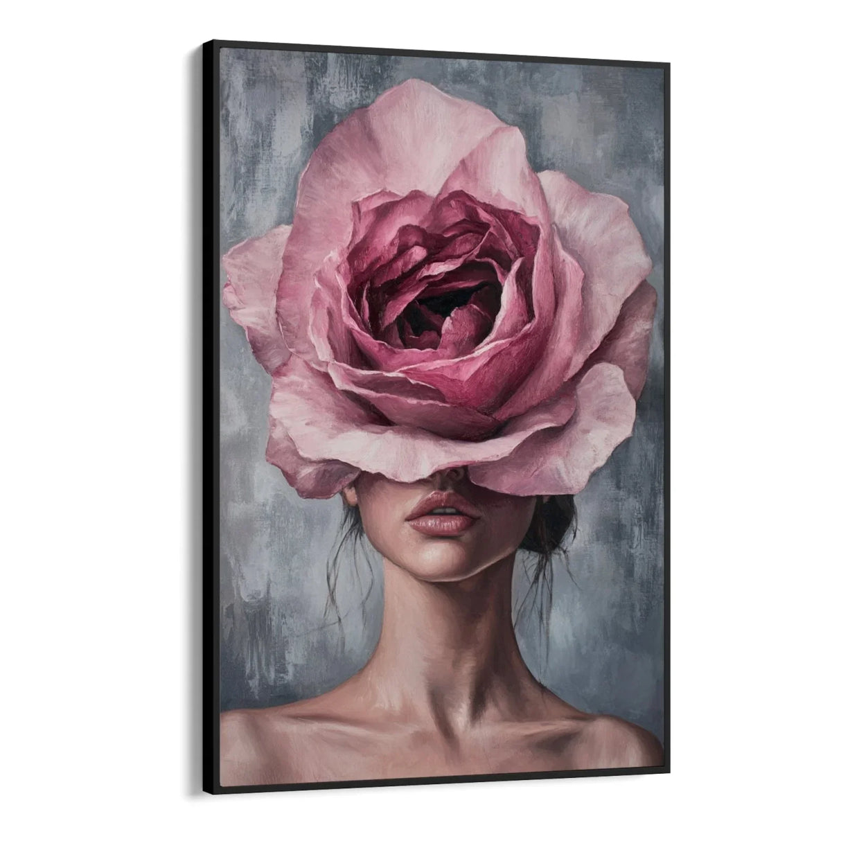 Quadro Stampa su Tela Il fiore nella notte - CupidoDesign