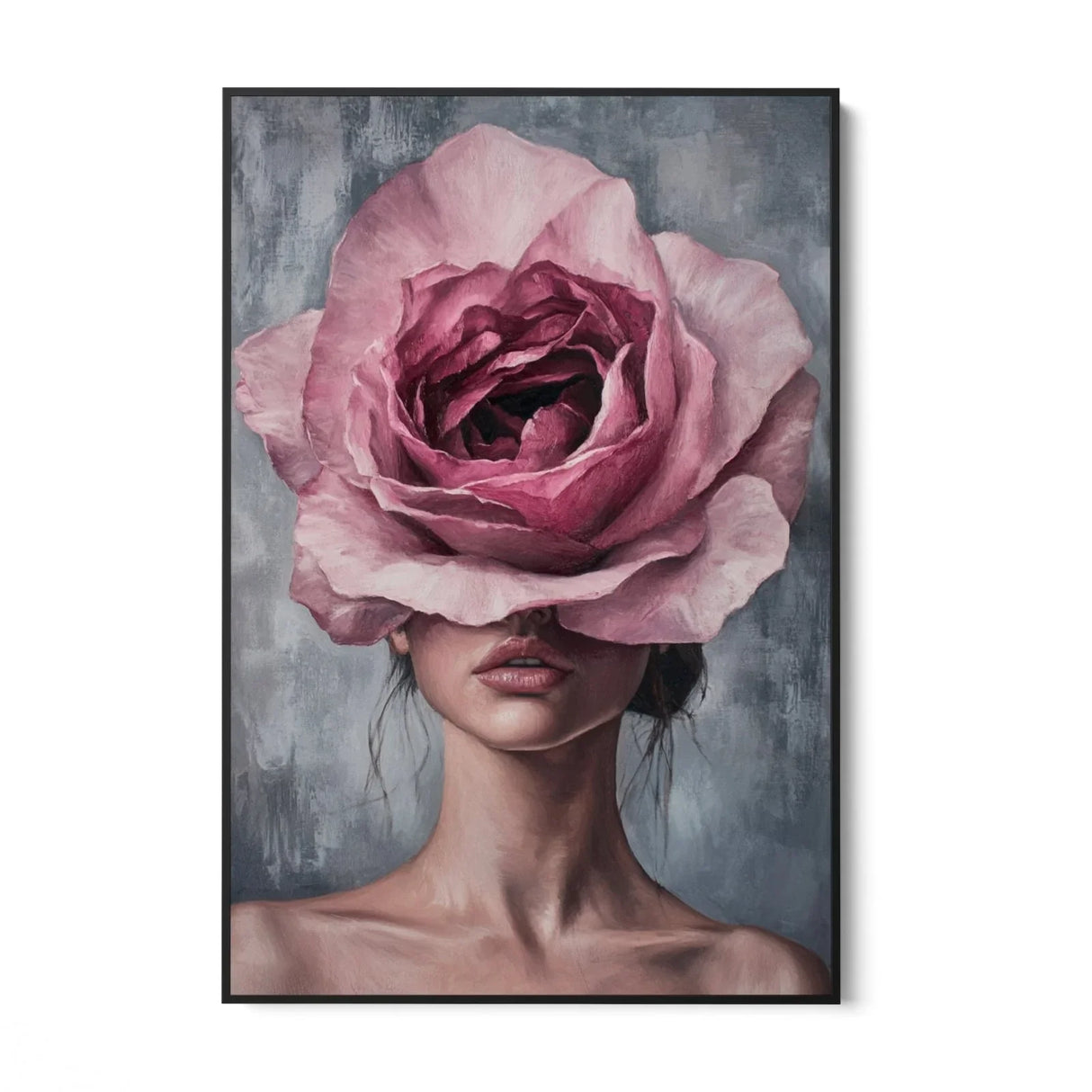 Quadro Stampa su Tela Il fiore nella notte - CupidoDesign