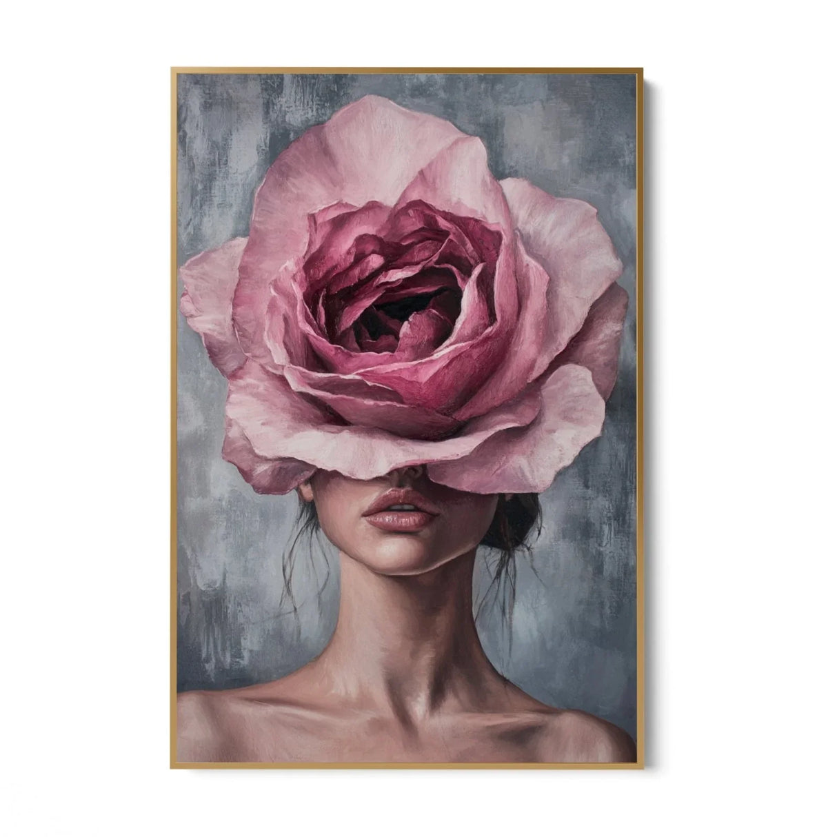 Quadro Stampa su Tela Il fiore nella notte - CupidoDesign