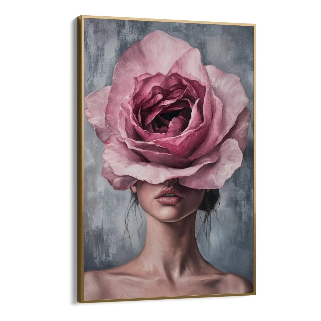 Quadro Stampa su Tela Il fiore nella notte - CupidoDesign