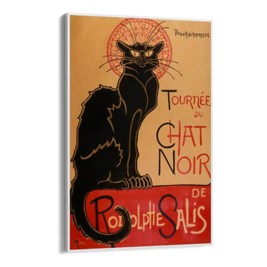 Quadro Stampa su Tela Il Gatto Nero, Théophile Alexandre Steinlen - CupidoDesign
