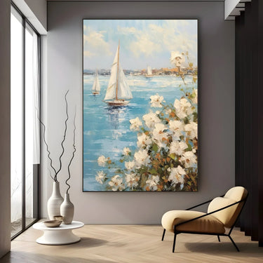 Quadro Stampa su Tela Il Mare del Paradiso - CupidoDesign