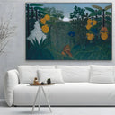Quadro Stampa su Tela Il Pasto del Leone, Henri Rousseau - CupidoDesign