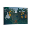 Quadro Stampa su Tela Il Pasto del Leone, Henri Rousseau - CupidoDesign