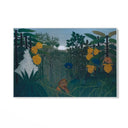 Quadro Stampa su Tela Il Pasto del Leone, Henri Rousseau - CupidoDesign
