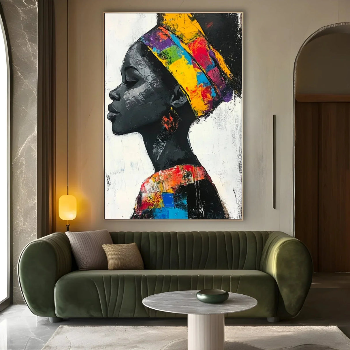 Quadro Stampa su Tela Il Profilo del destino - CupidoDesign
