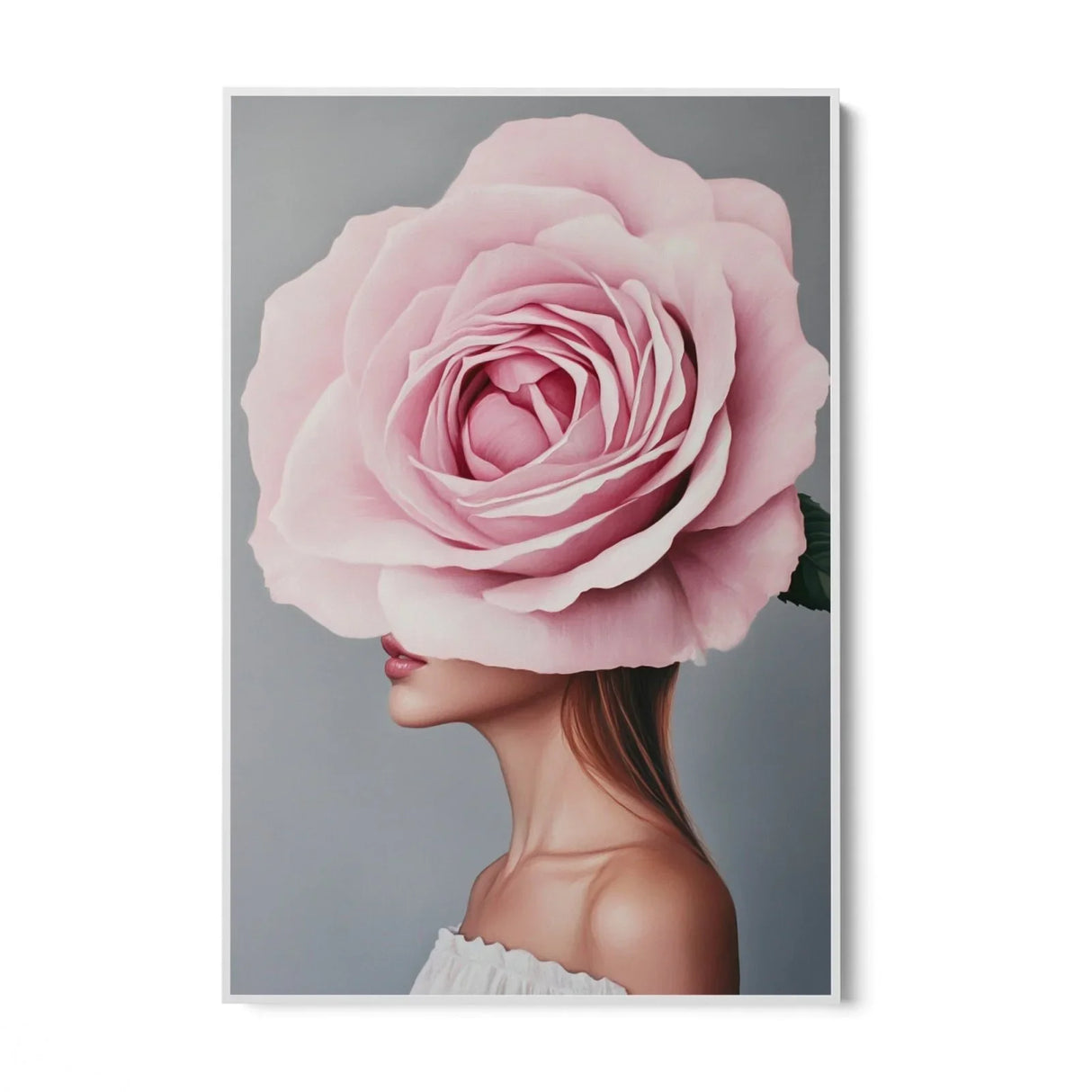 Quadro Stampa su Tela Il Respiro della rosa - CupidoDesign