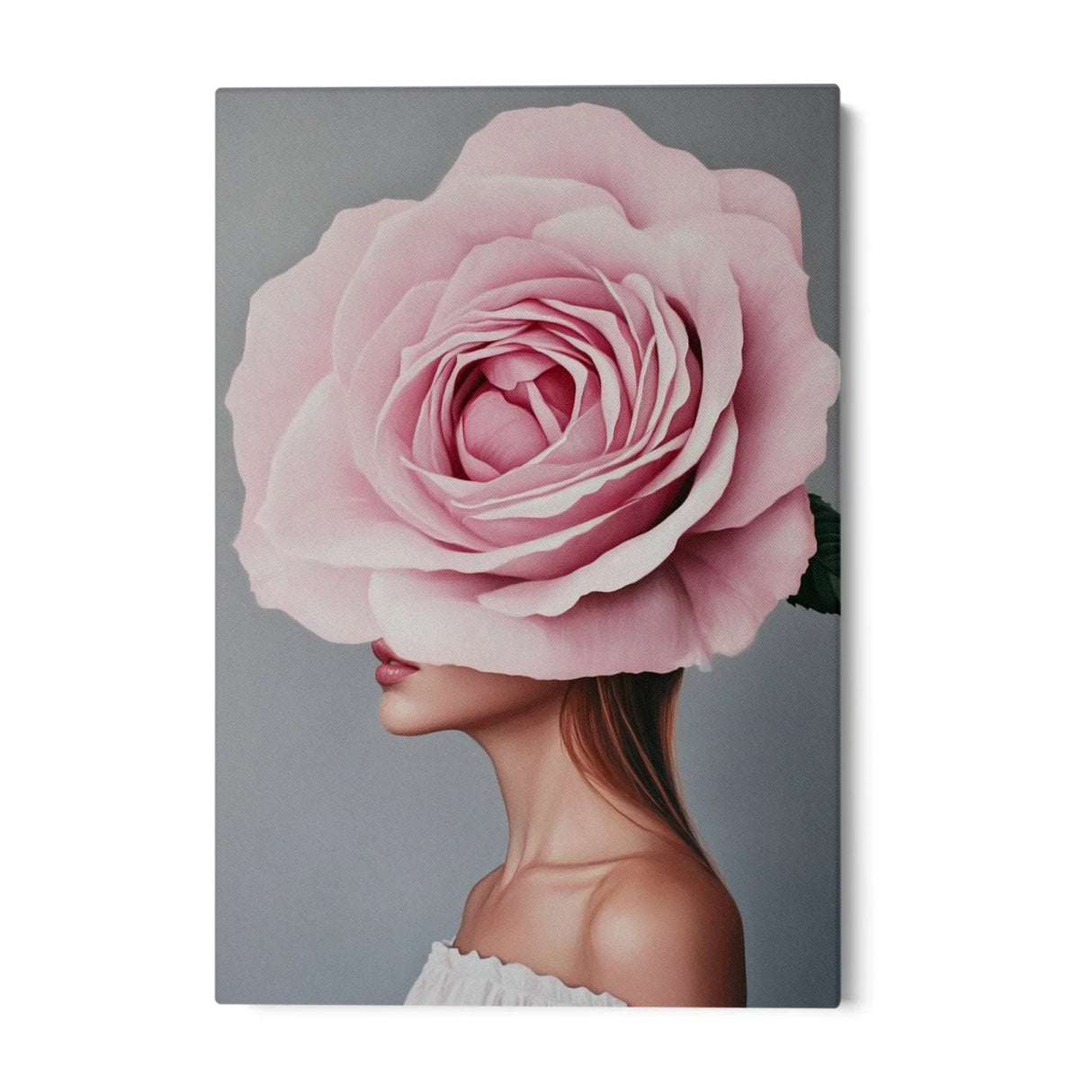 Quadro Stampa su Tela Il Respiro della rosa - CupidoDesign