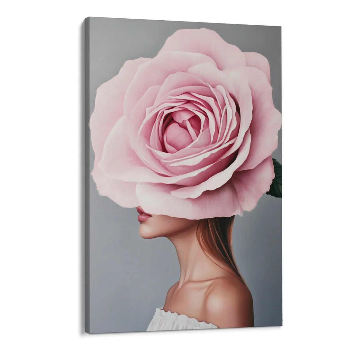 Quadro Stampa su Tela Il Respiro della rosa - CupidoDesign