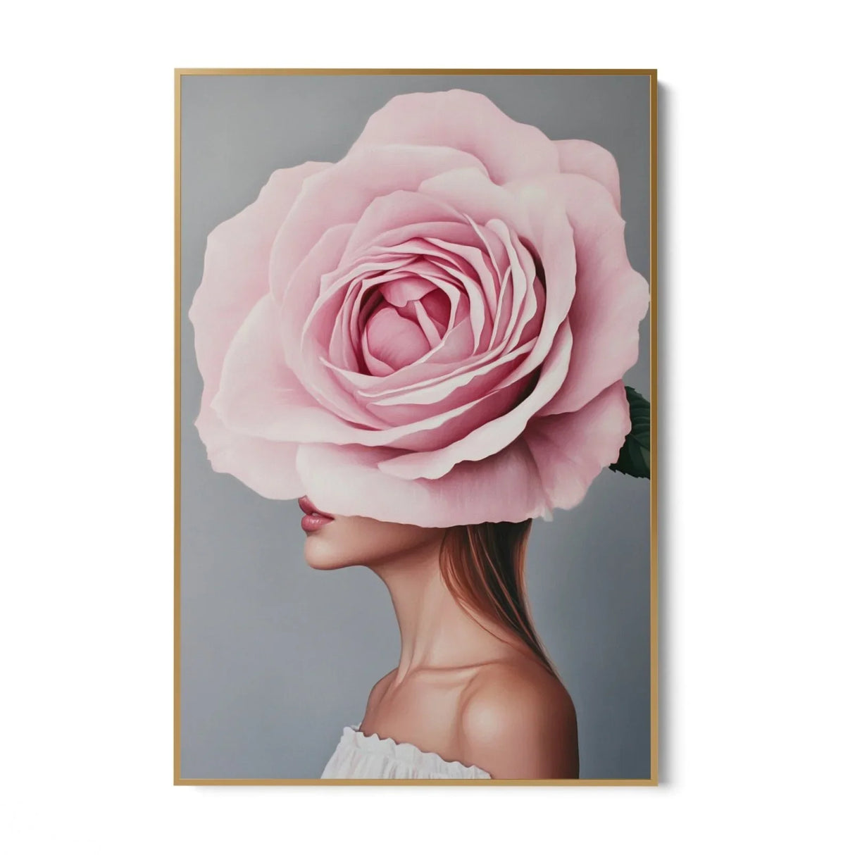 Quadro Stampa su Tela Il Respiro della rosa - CupidoDesign
