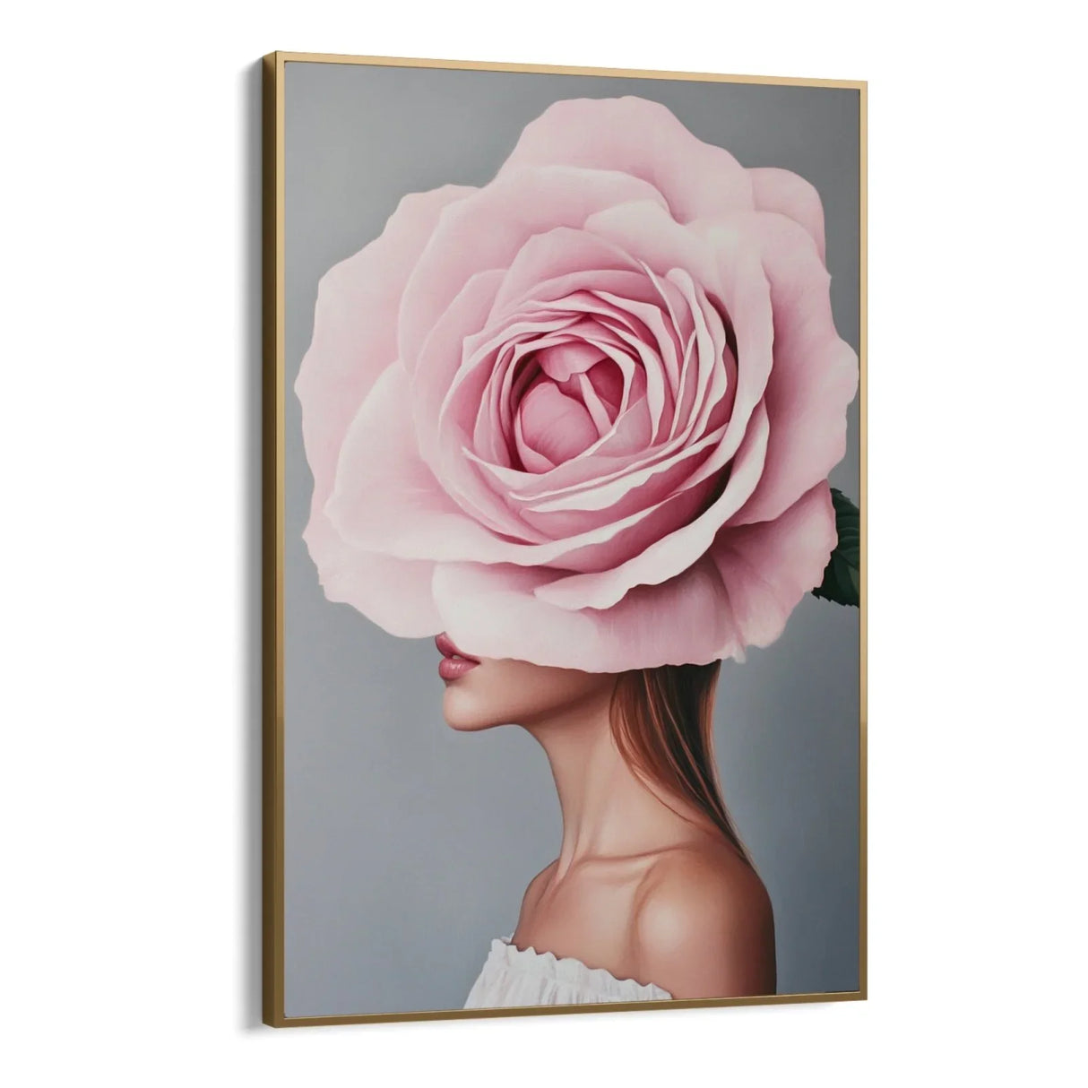 Quadro Stampa su Tela Il Respiro della rosa - CupidoDesign