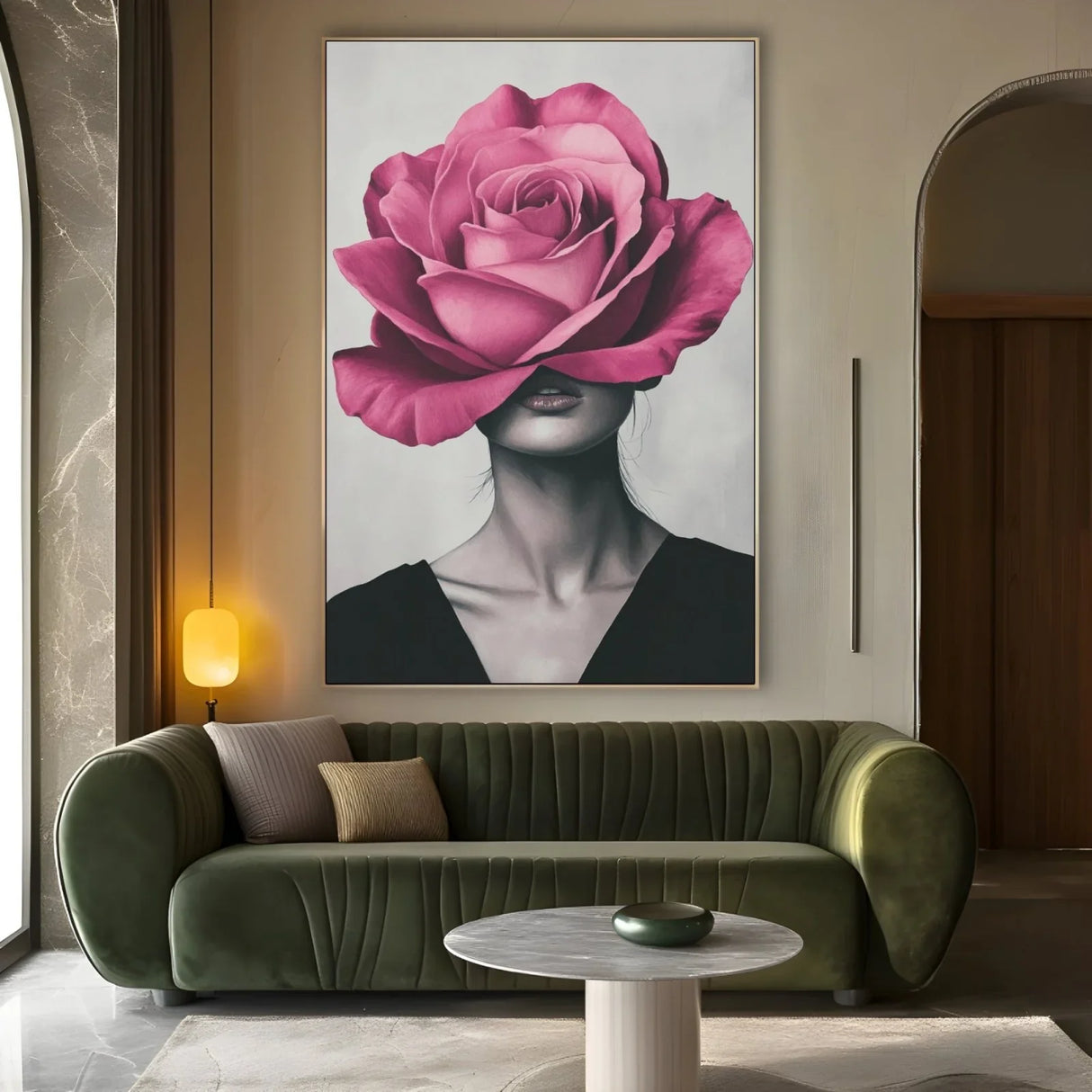 Quadro Stampa su Tela Il silenzio del bocciolo - CupidoDesign