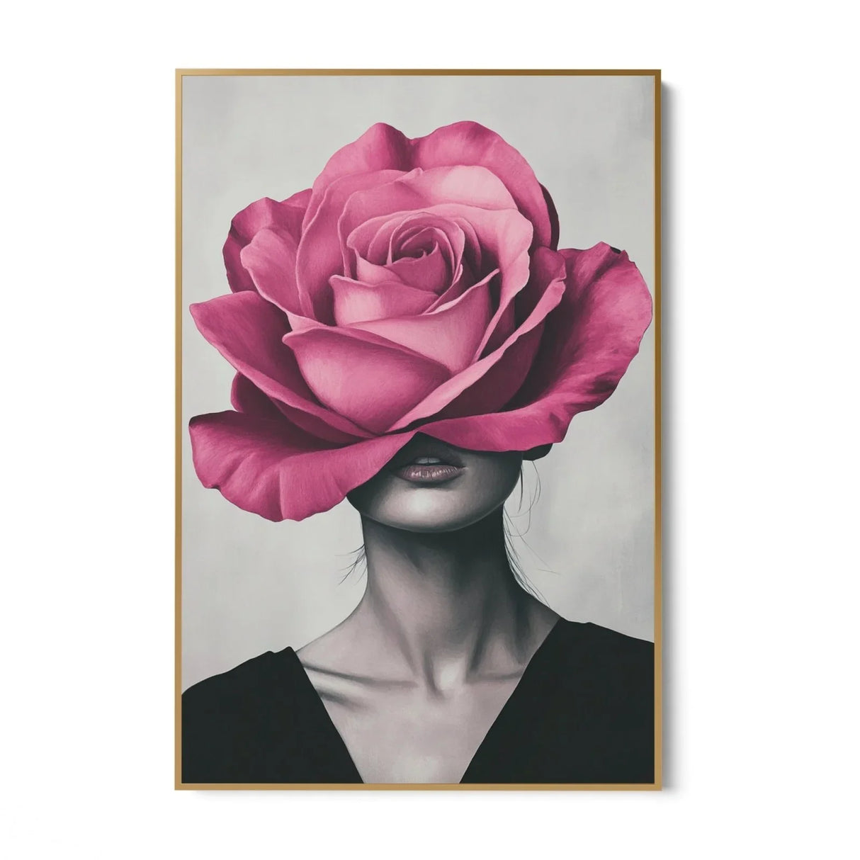 Quadro Stampa su Tela Il silenzio del bocciolo - CupidoDesign