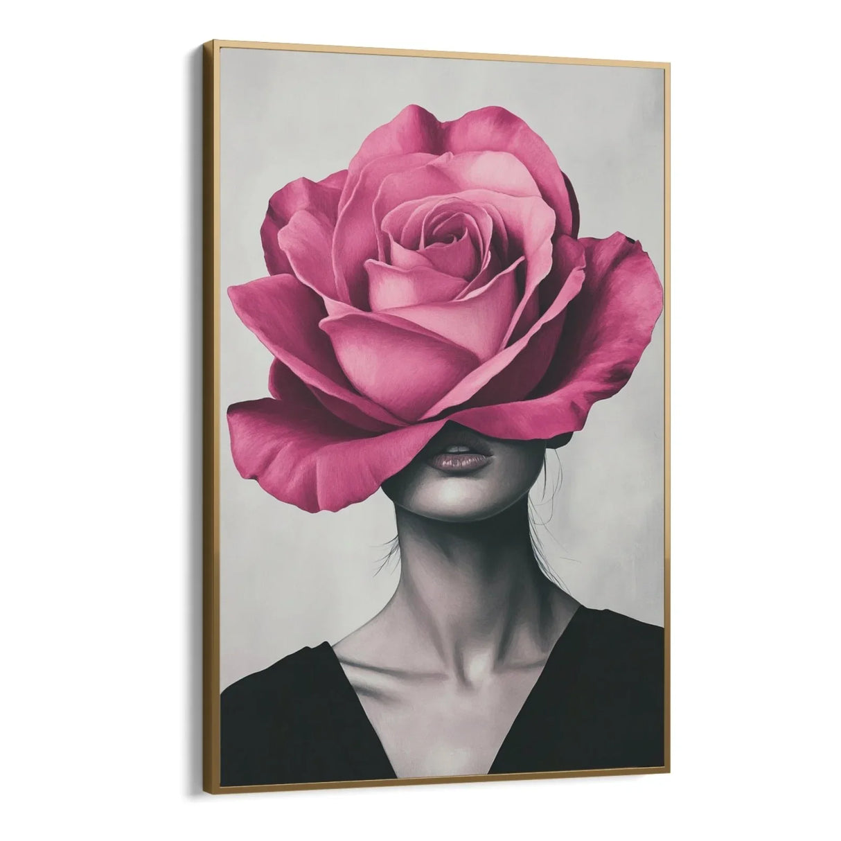 Quadro Stampa su Tela Il silenzio del bocciolo - CupidoDesign