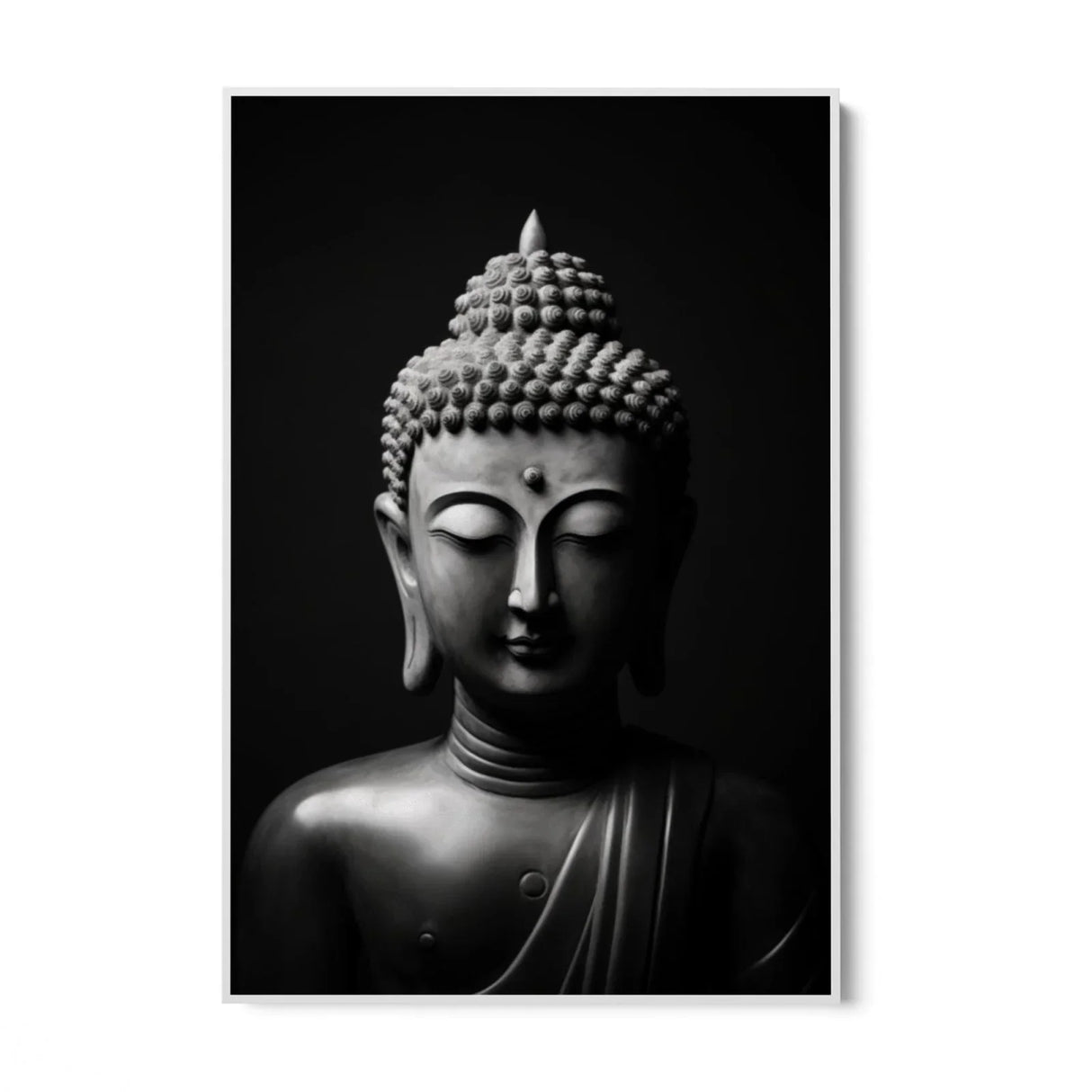 Quadro Stampa su Tela Il Silenzio del Buddha - CupidoDesign