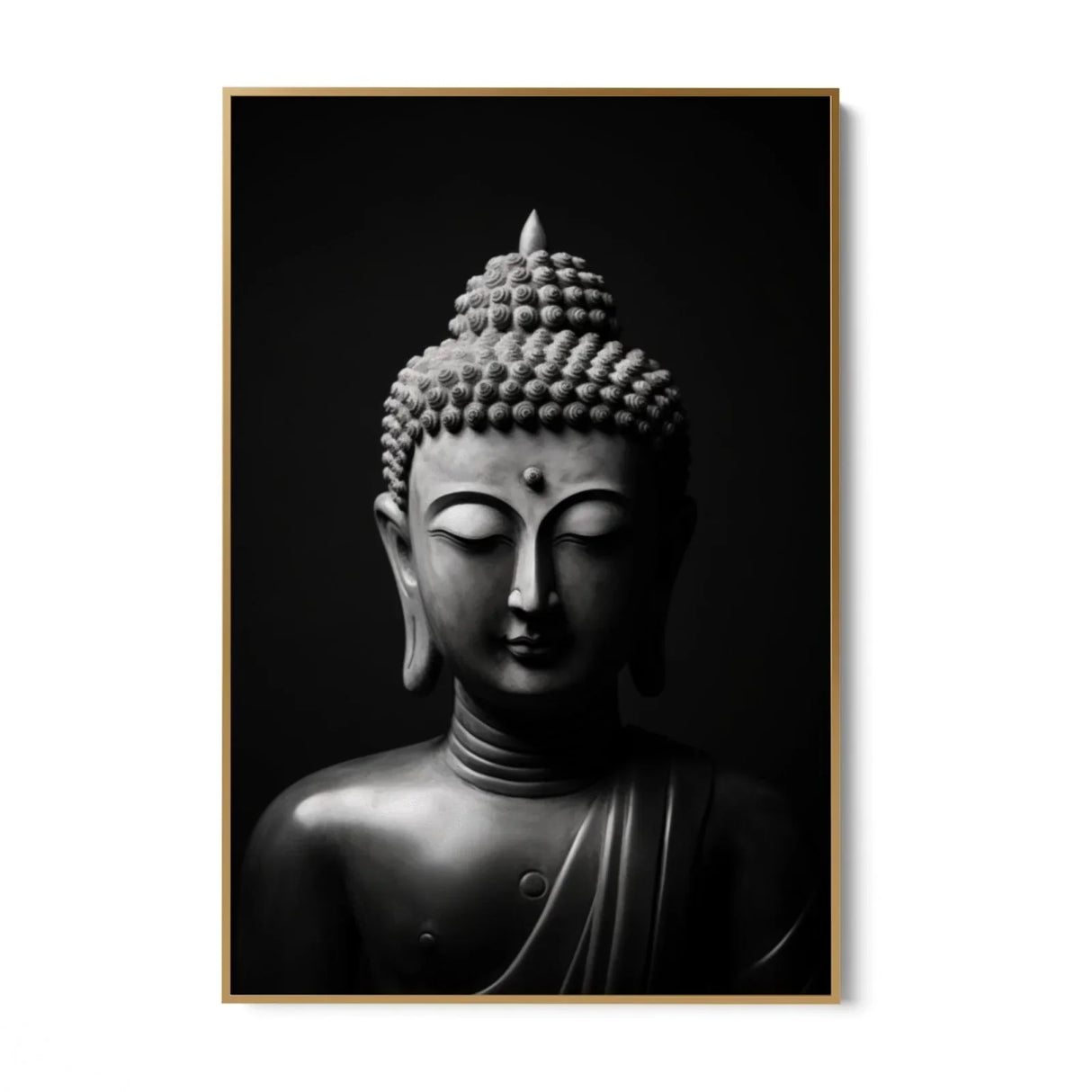 Quadro Stampa su Tela Il Silenzio del Buddha - CupidoDesign