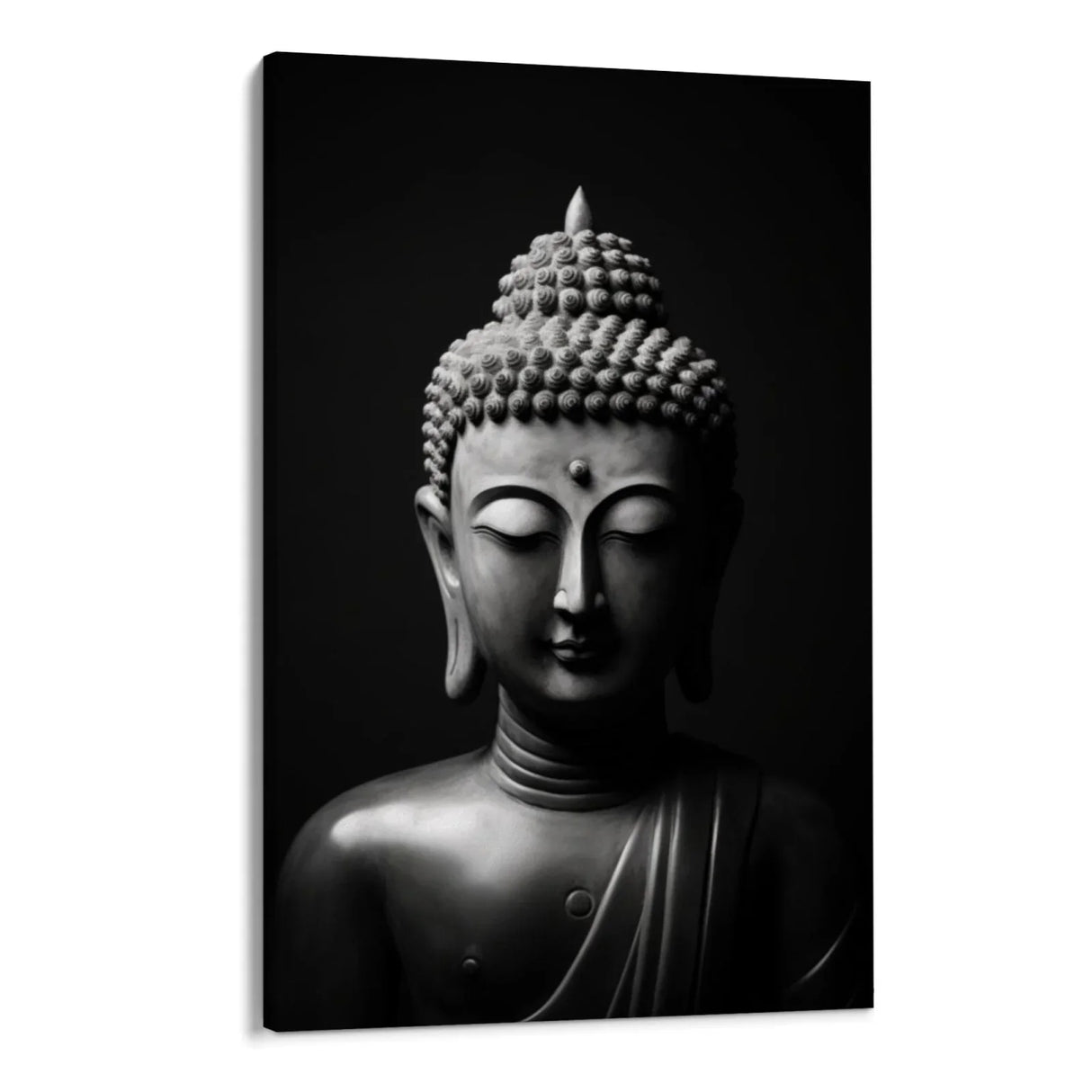 Quadro Stampa su Tela Il Silenzio del Buddha - CupidoDesign