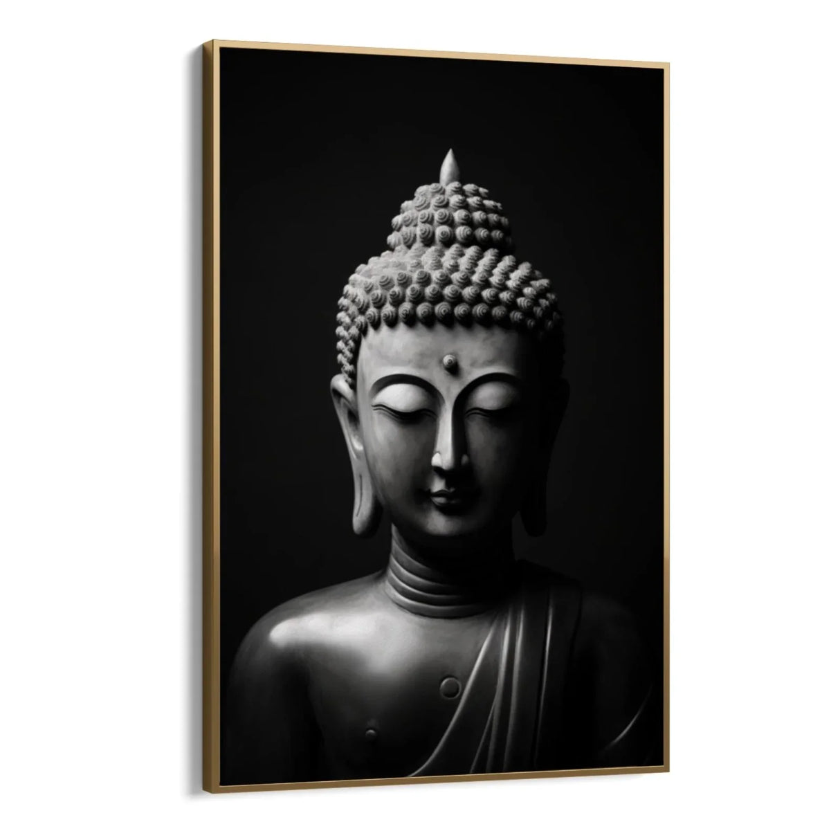 Quadro Stampa su Tela Il Silenzio del Buddha - CupidoDesign