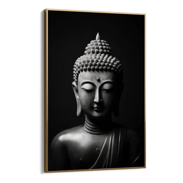 Quadro Stampa su Tela Il Silenzio del Buddha - CupidoDesign
