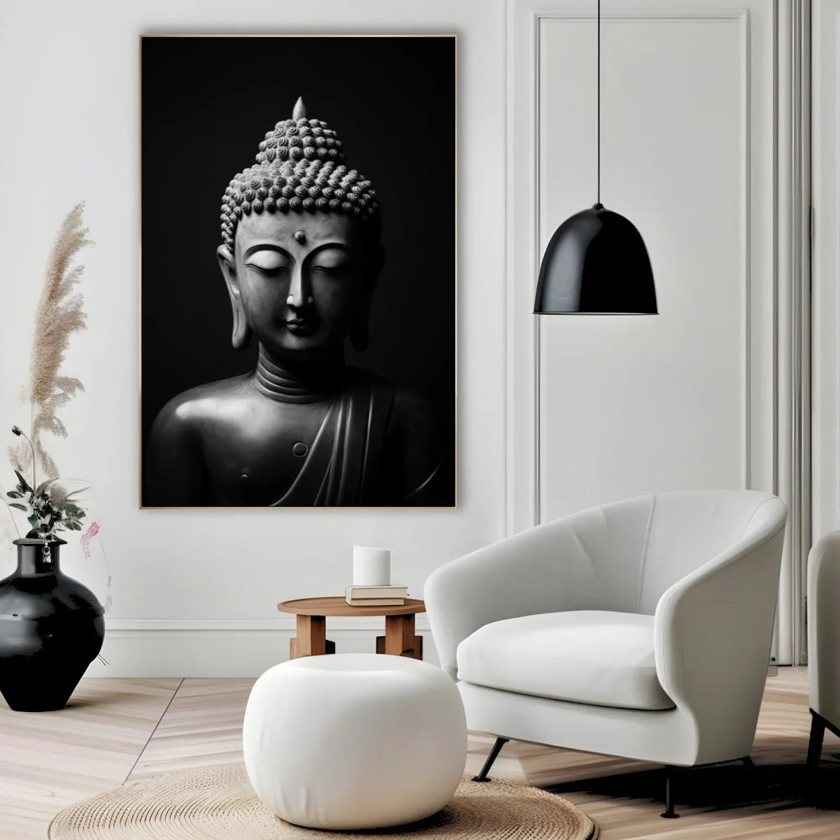 Quadro Stampa su Tela Il Silenzio del Buddha - CupidoDesign