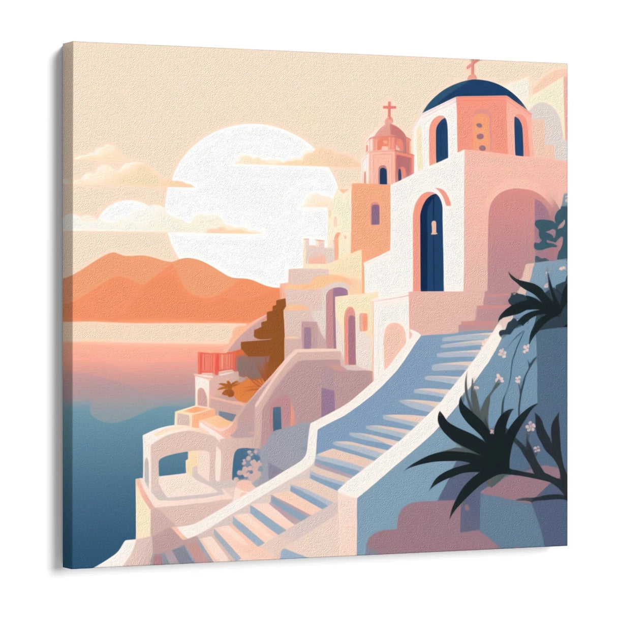Quadro Stampa su Tela Il sole del sud - CupidoDesign