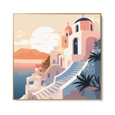 Quadro Stampa su Tela Il sole del sud - CupidoDesign