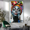 Quadro Stampa su Tela Il sorriso che sfugge - CupidoDesign