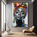 Quadro Stampa su Tela Il sorriso che sfugge - CupidoDesign