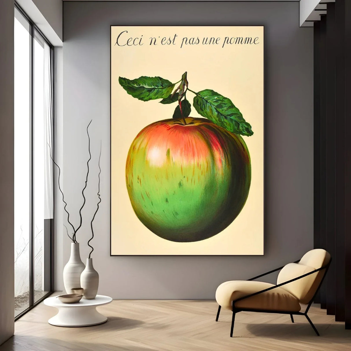 Quadro Stampa su Tela Il tradimento delle immagini II, Rene Magritte - CupidoDesign