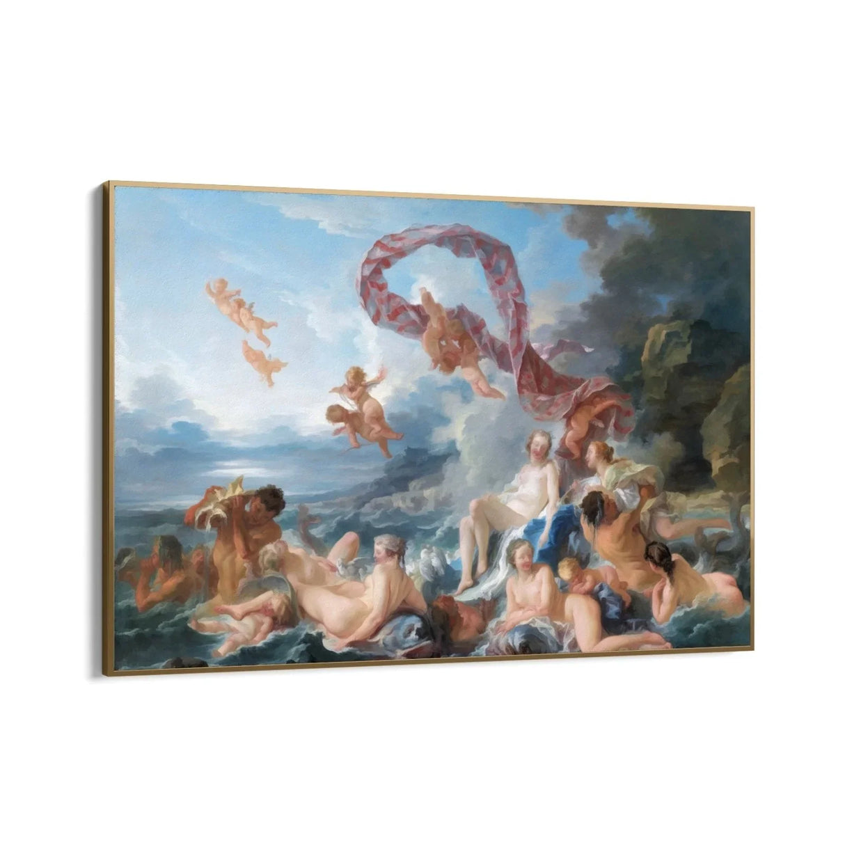 Quadro Stampa su Tela Il trionfo di Venere, François Boucher (1740) - CupidoDesign