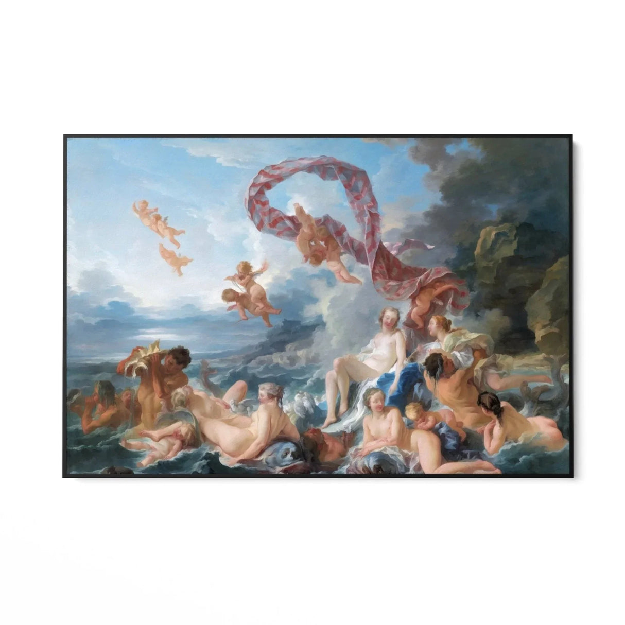 Quadro Stampa su Tela Il trionfo di Venere, François Boucher (1740) - CupidoDesign